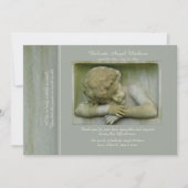 Slaapende Angel Bereavement Hartelijk dank Bedankkaart (Voorkant)