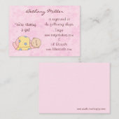 Slaapende Baby Cadeaukaart Informatiekaartje (Voorkant / Achterkant)