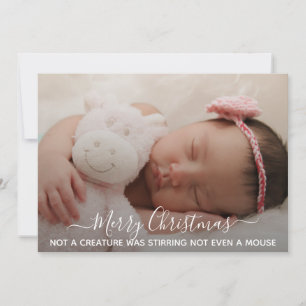 Slaapende baby foto kerst zin