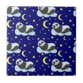 Slaapende Baby Panda Tegeltje (Voorkant)