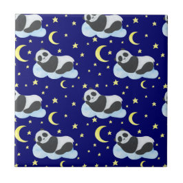 Slaapende Baby Panda Tegeltje