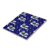 Slaapende Baby Panda Tegeltje (Zijkant)