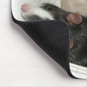 Slaapende baby rat muismat (Hoek)