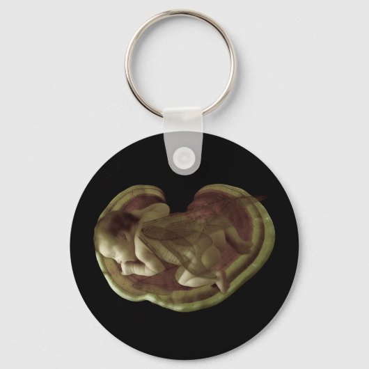 Slaapende Baby zachte Sleutelhanger (Voorkant)