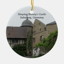 Slaapende Beauty's Castle Keramisch Ornament