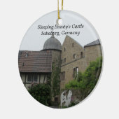 Slaapende Beauty's Castle Keramisch Ornament (Links)