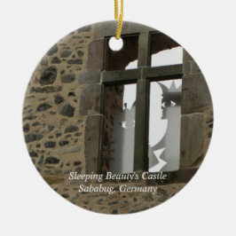 Slaapende Beauty's Castle Keramisch Ornament
