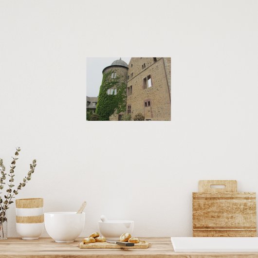 Slaapende Beauty's Castle Poster (Keuken)