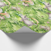 Slaapende bosdieren in Oerwoud Cadeaupapier (Hoek)