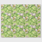 Slaapende bosdieren in Oerwoud Cadeaupapier (Vlak)