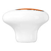 Slaapende Cartoon Fox Keramische Knop (Zijkant)