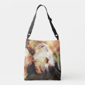 Slaapende Cherub All-Over-Print Bag Crossbody Tas (Achterkant)