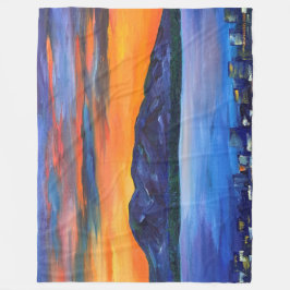 Slaapende damesdeken fleece deken