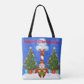 Slaapende Elf-kerstCanvas tas (Achterkant)