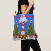 Slaapende Elf-kerstCanvas tas (Dichtbij)