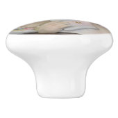 Slaapende engel keramische knop (Zijkant)
