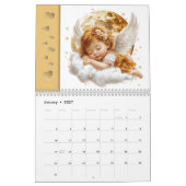 Slaapende Engelen – Schlafende Engel 2027 Kalender (Jan 2027)