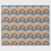 Slaapende Engelse bulldog Cadeaupapier (Vlak)