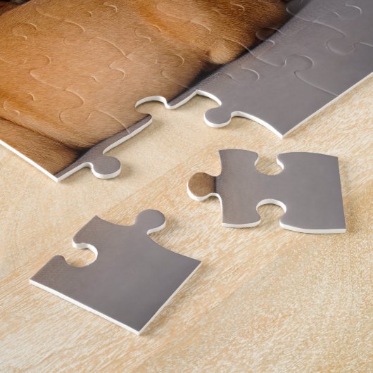 Slaapende Engelse bulldog Legpuzzel (Zijkant)