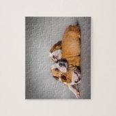 Slaapende Engelse bulldog Legpuzzel (Verticaal)