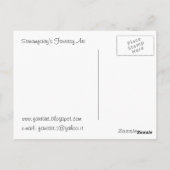 Slaapende fee briefkaart (Achterkant)