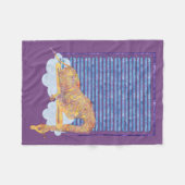 Slaapende Giraffe Baby Blanket Fleece Deken (Voorkant (Horizontaal))