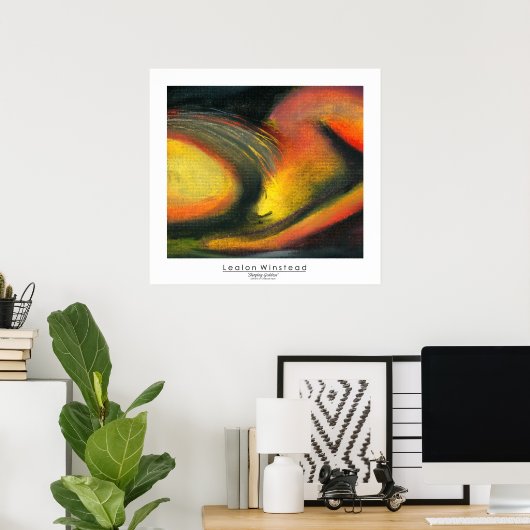 "Slaapende godin" Poster (Thuiskantoor)