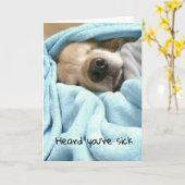 Slaapende gulden klokkenluider in Blue Blanket Kaart (Gele Bloem)