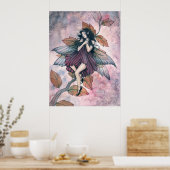 Slaapende Herfstfee Poster van Molly Harrison (Keuken)