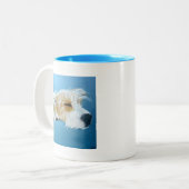 Slaapende Jack Russell Terrier Dog Art Mok (Voorkant links)