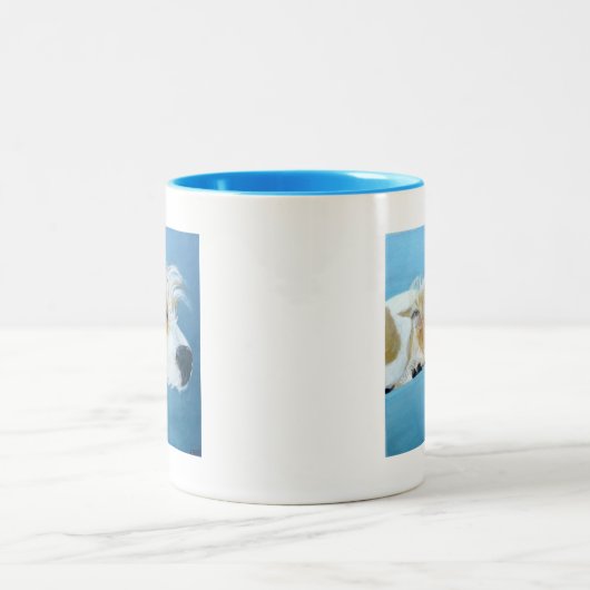 Slaapende Jack Russell Terrier Dog Art Mok (Center)