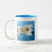 Slaapende Jack Russell Terrier Dog Art Mok (Links)