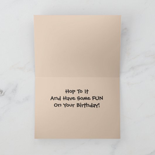 Slaapende Kangaroo Birthday Kaart (Binnen)