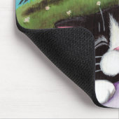 Slaapende kat en muizen dromen van schapen muismat (Hoek)