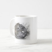 Slaapende katten koffiemok (Voorkant links)