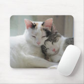 Slaapende katten Mousepad Muismat (Met muis)