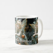 Slaapende Kerstelf Holly Dennentakken Koffiemok (Voorkant rechts)