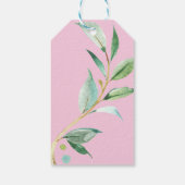 Slaapende Koala Baby shower Favor Dank je wel Cadeaulabel (Achterkant)