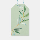 Slaapende Koala Baby shower Favor Dank je wel Cadeaulabel (Achterkant)