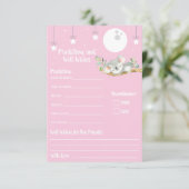 Slaapende Koala Baby shower Voordicties en welverd Kaart (Staand voorkant)