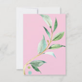 Slaapende Koala Baby shower Voordicties en welverd Kaart (Achterkant)