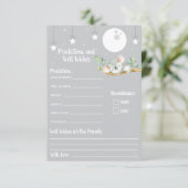 Slaapende Koala Baby shower Voordicties en welverd Kaart (Staand voorkant)