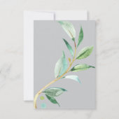 Slaapende Koala Baby shower Voordicties en welverd Kaart (Achterkant)