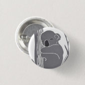 Slaapende Koala-Button Ronde Button 3,2 Cm (Voorkant /achterkant)