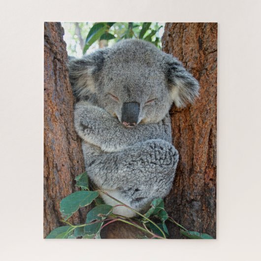 Slaapende Koala, Jigzaag Puzzle Legpuzzel (Verticaal)