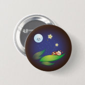 Slaapende Ladybug Button (Voorkant /achterkant)