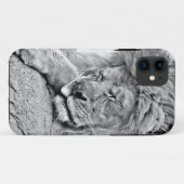 Slaapende lion iPhone 5 Hoesje (Achterkant (horizontaal))