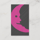 Slaapende maan babysitter visitekaartje (Achterkant)