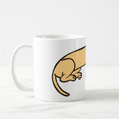 Slaapende Mok voor kerstdachshund (Links)