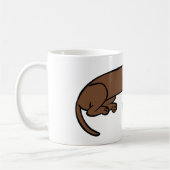 Slaapende Mok voor kerstdachshund (Links)